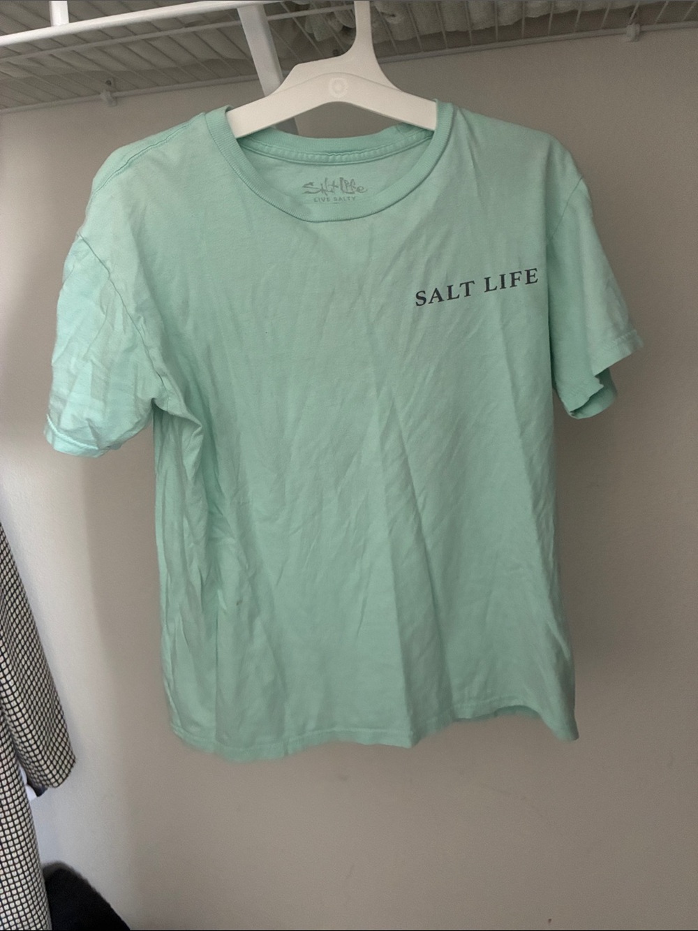 Salt Life Seafoam Graphic Tee with Chest Logo